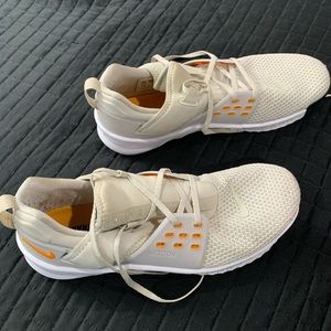 Nike Free X Metcon 2 Bone & Orange Size 10.5